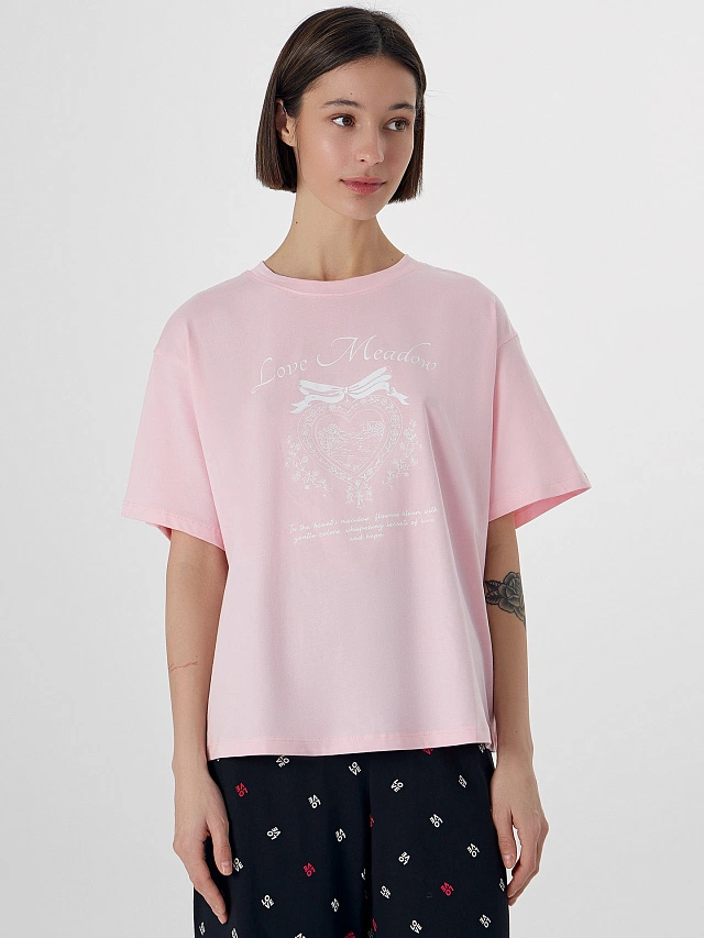 Комплект домашний женский розовый - 3