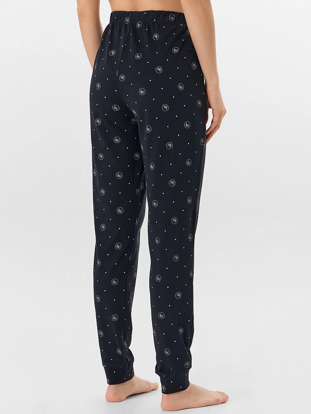 Комплект домашний: футболка и брюки с принтом - 8