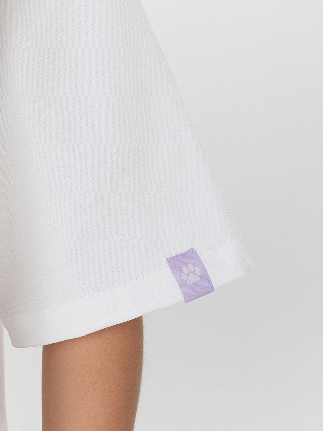 Футболка женская белая с принтом - 6