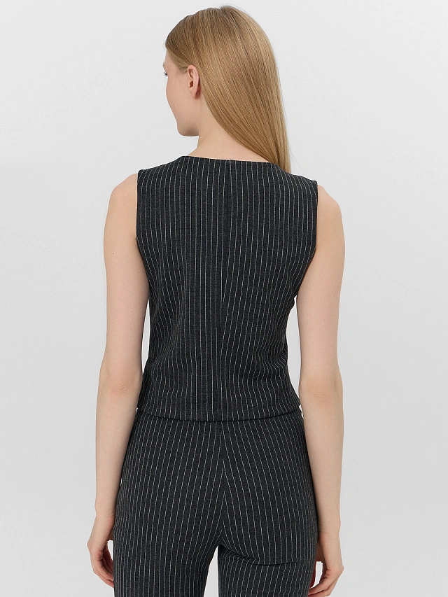 Жилет женский в полоску - 2