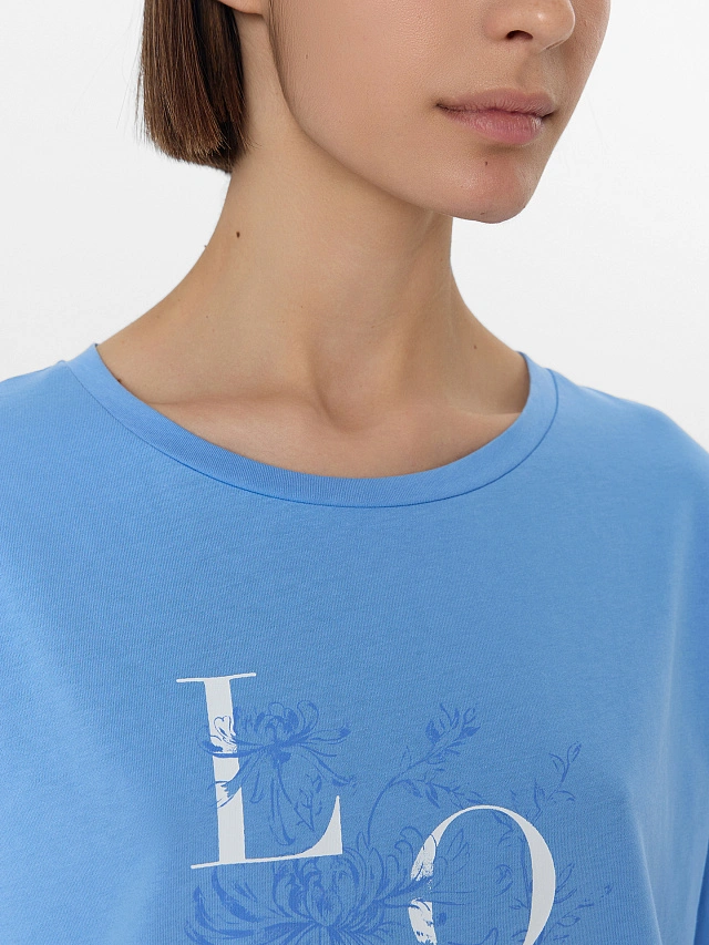 Комплект домашний женский синий - 5