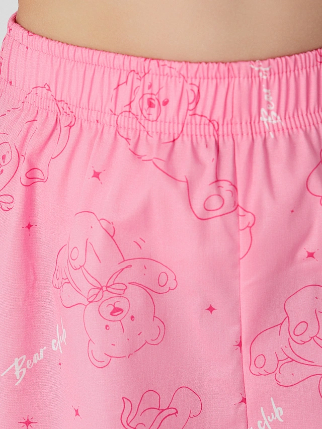 Комплект домашний для девочек с надписью "Friendly moments" - 7