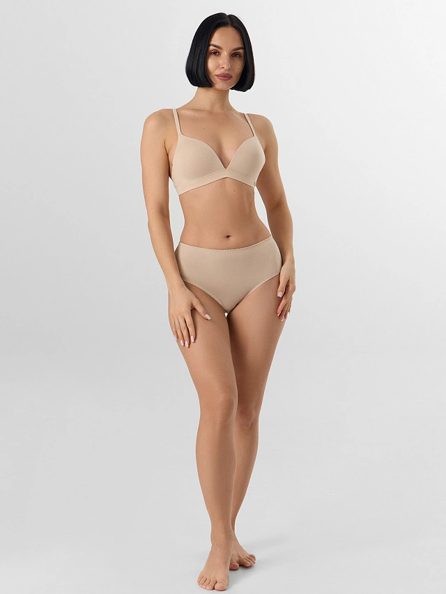 Трусы макси женские бежевые - 7