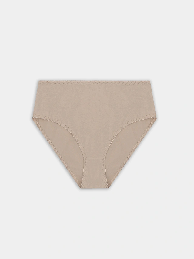 Трусы макси женские бежевые - 9