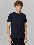 Футболка мужская базовая синяя