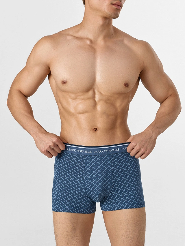 Трусы боксеры мужские в наборе, 2 шт - 5