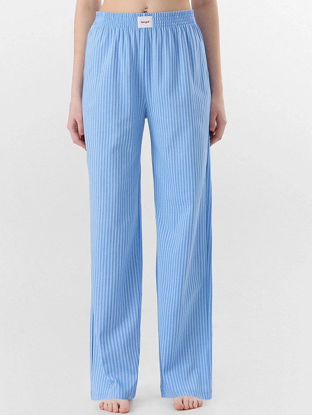 Комплект домашний женский: топ и брюки - 7