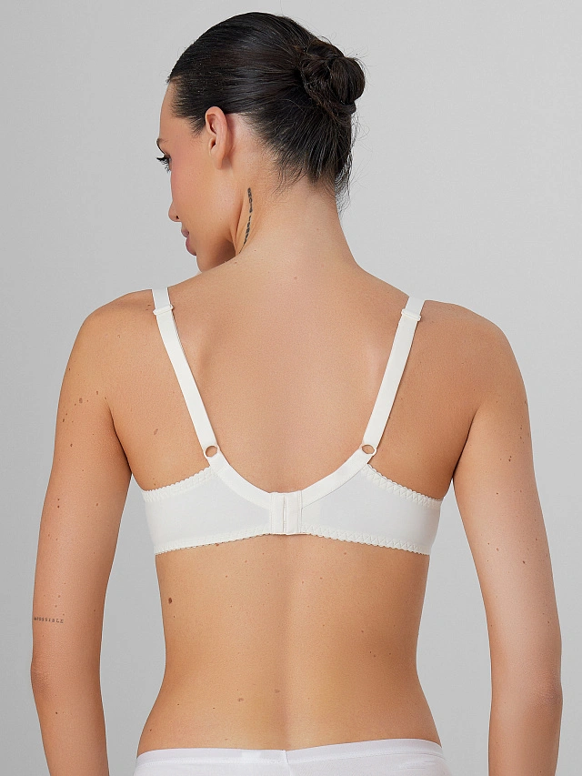 Бюстгальтер макси женский белый - 3