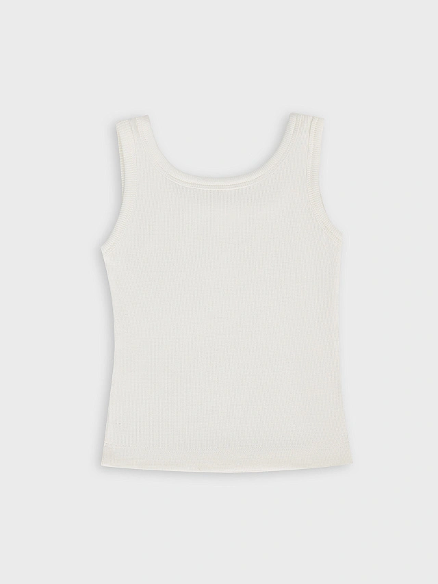 Топ бельевой для девочек бежевый - 2