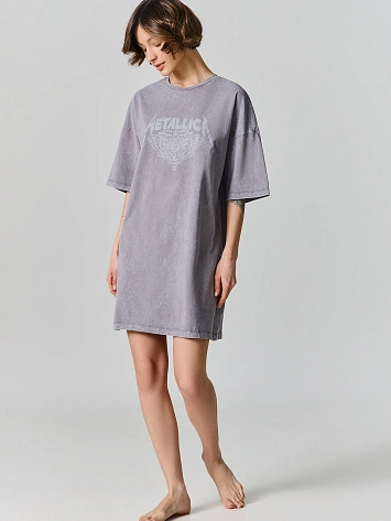 Туника домашняя женская серая