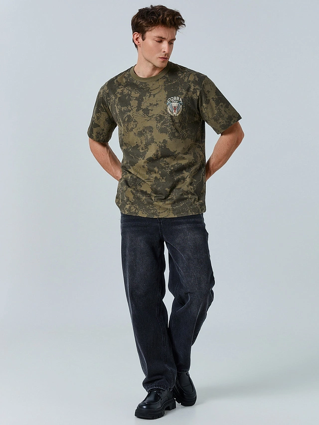 Футболка мужская милитари с эффектом "варка" - 3