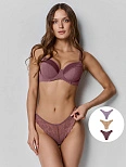 Трусы слипы женские кружевные в наборе, 3 шт