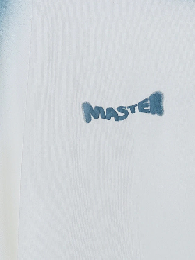 Футболка оверсайз женская белая с надписью "Master of sarcasm" - 8