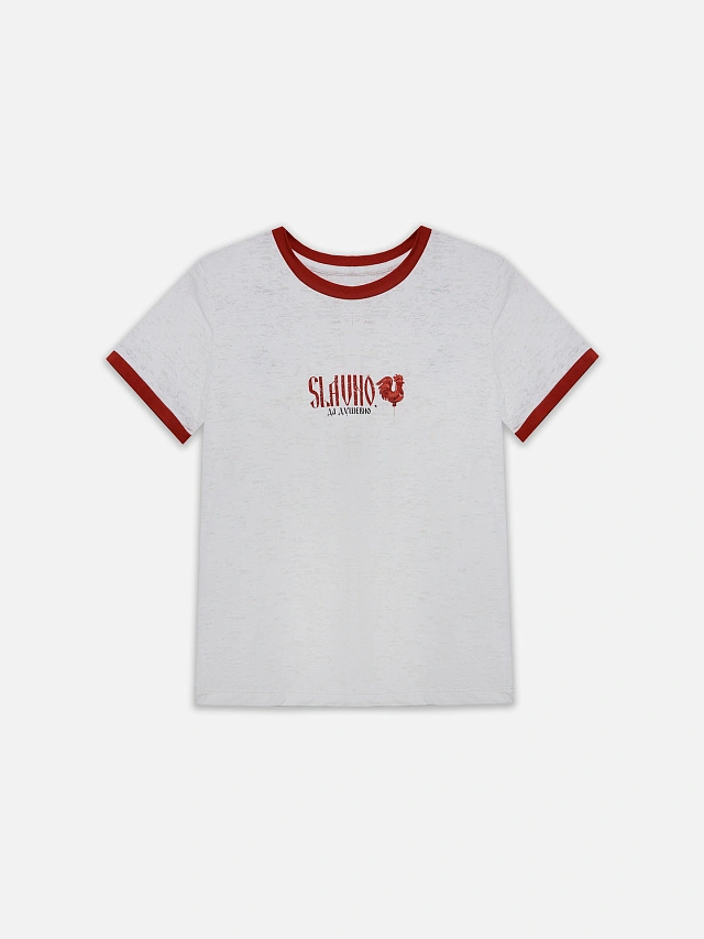 Джемпер прилегающего силуэта женский молочный - 4