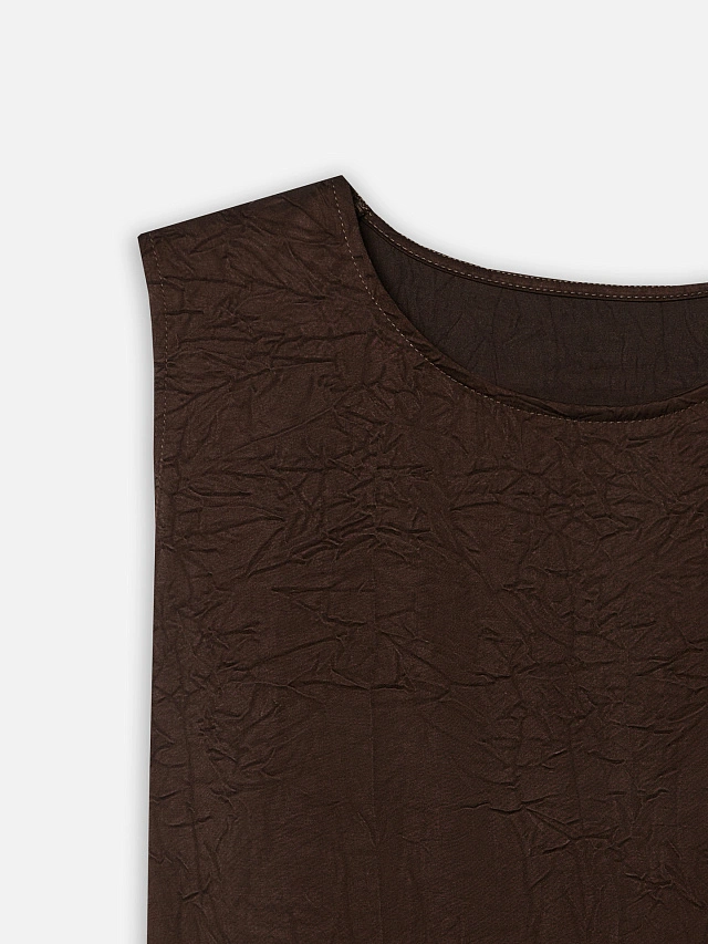 Блузка женская коричневая - 7