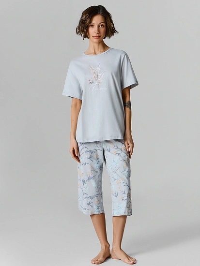 картинка Комплект домашний женский: джемпер и бриджи от магазина стильной одежды Mark Formelle