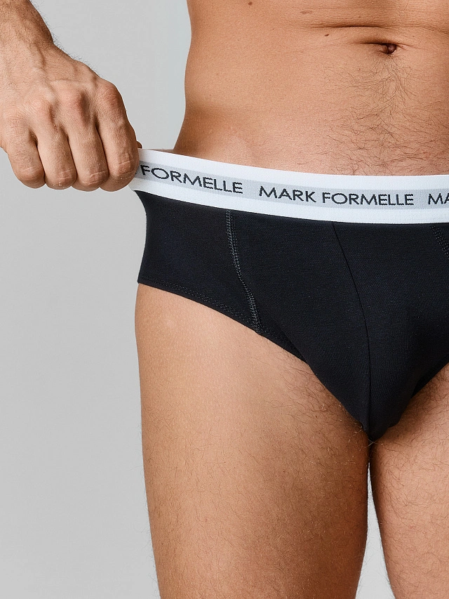 Трусы плавки мужские черные - 5