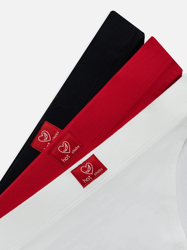 Трусы слипы женские в наборе, 3 шт - 11