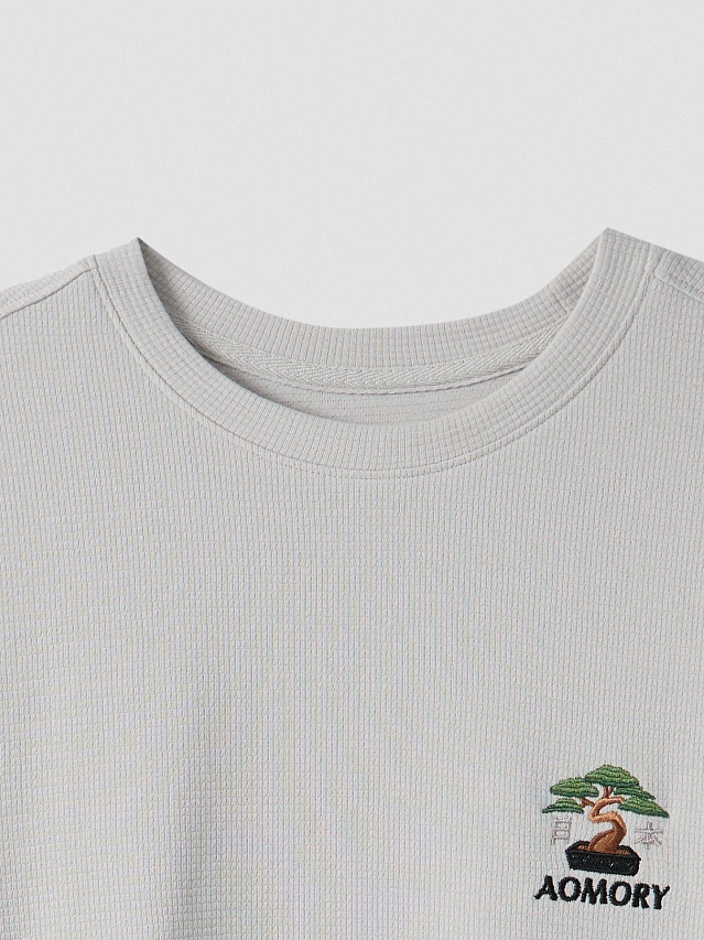 Футболка прямая мужская белая - 6