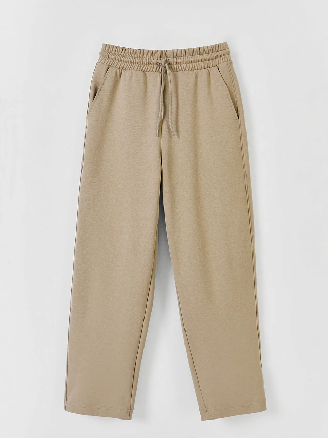 Комплект мужской бежевый: джемпер и брюки - 10