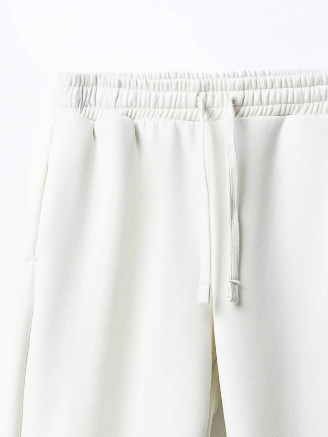 Теплые брюки женские белые с начесом - 6