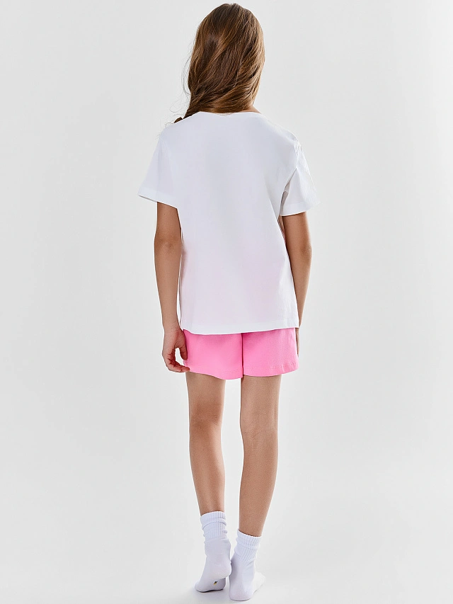 КОМПЛЕКТ ДЛЯ ДЕВОЧЕК (ФУТБОЛКА, ШОРТЫ) - 3