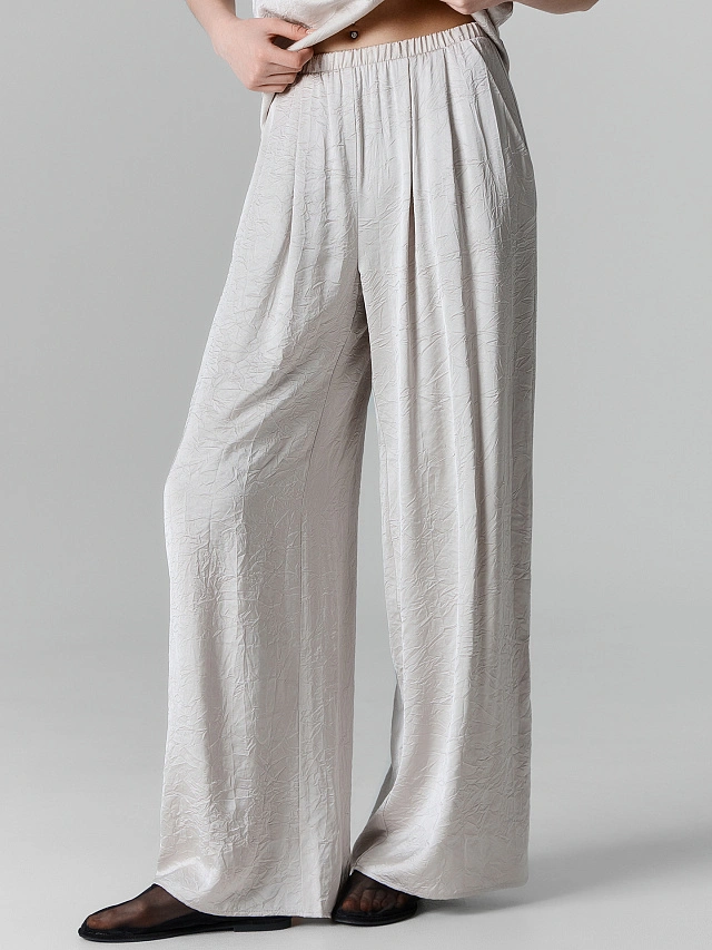 Брюки женские бежевые прямые - 3