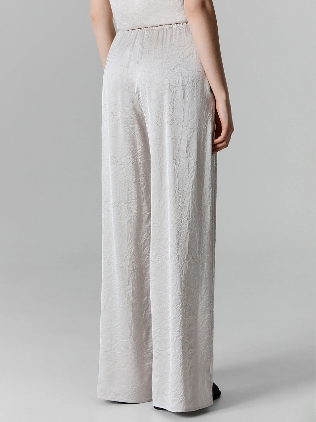 Брюки женские бежевые прямые - 5