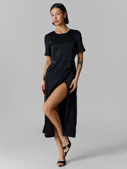 картинка Платье женское длинное черное от магазина стильной одежды Mark Formelle