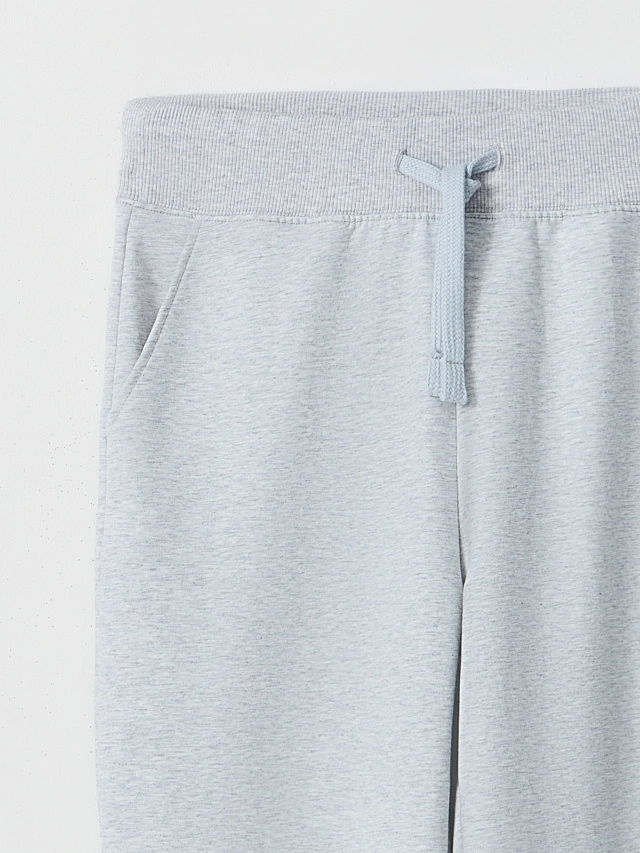 Брюки женские серые с высокой посадкой - 7