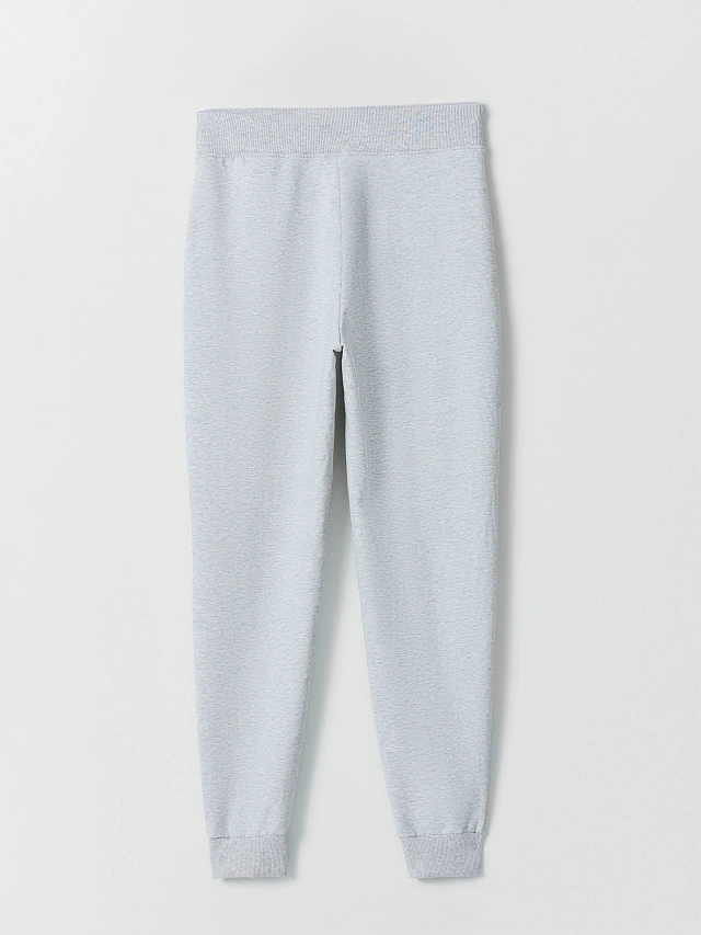 Брюки женские серые с высокой посадкой - 8