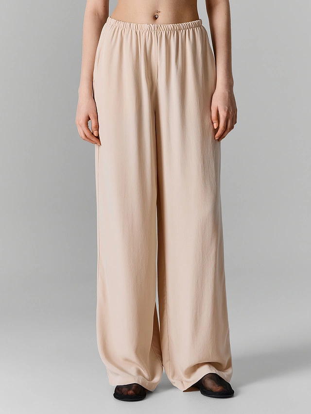 Брюки женские прямые бежевые - 3