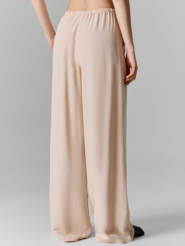 Брюки женские прямые бежевые - 4