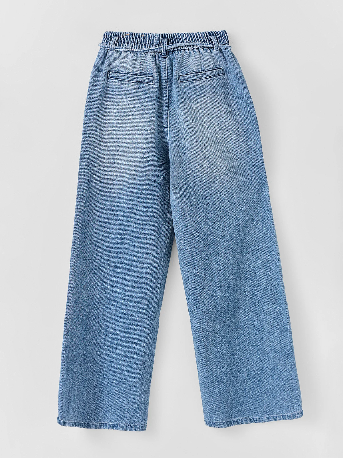 Джинсы женские wide leg синие