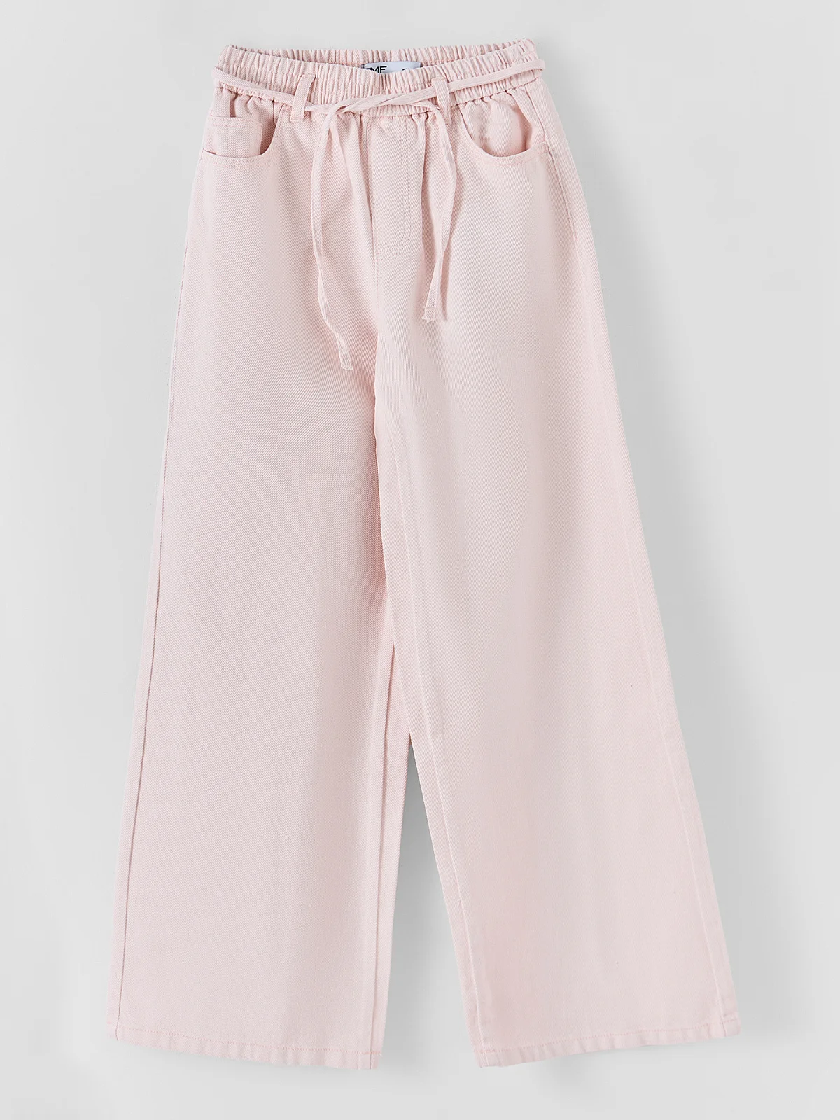Джинсы женские wide leg розовые - 6
