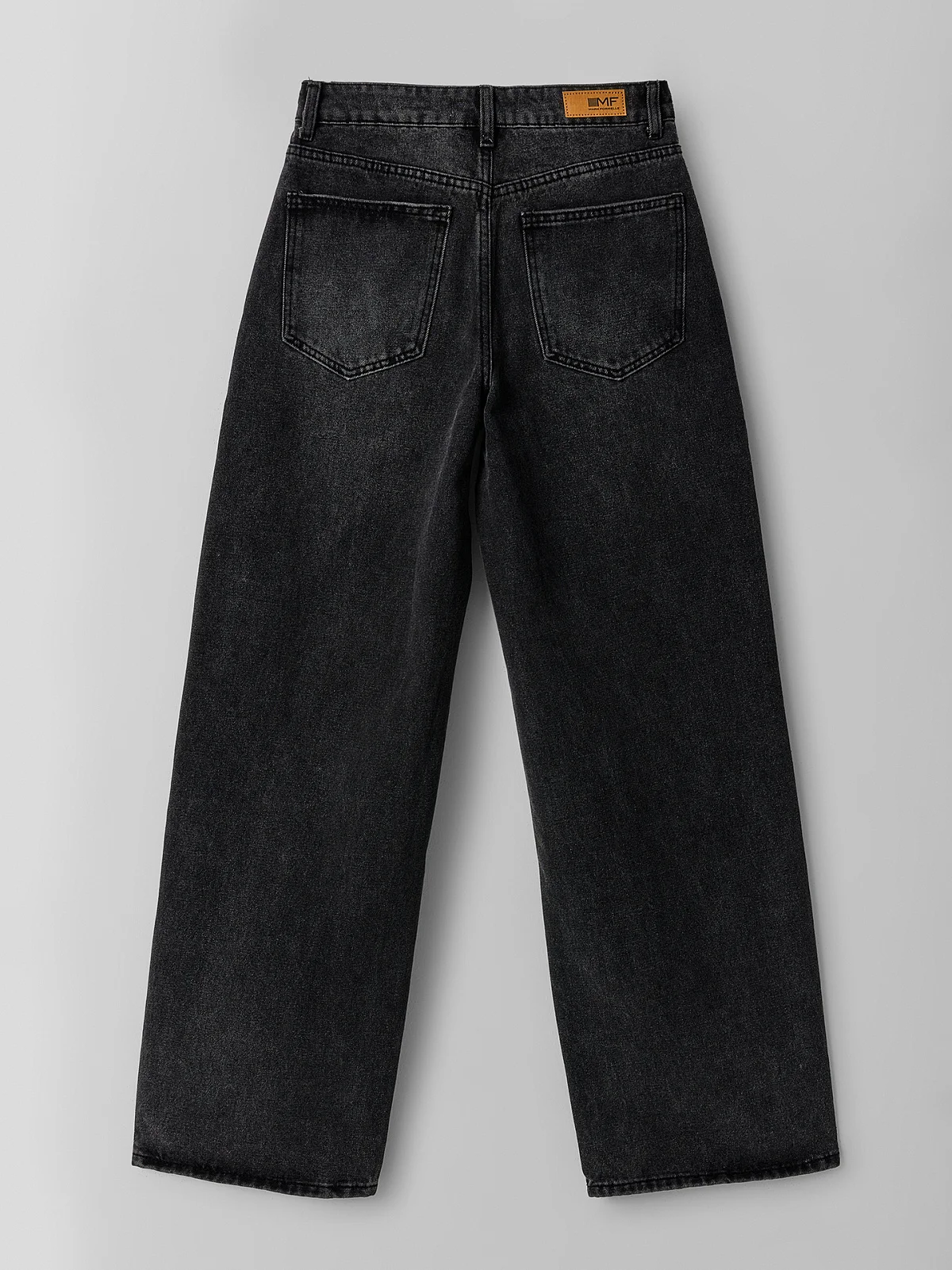 Джинсы baggy fit женские серые