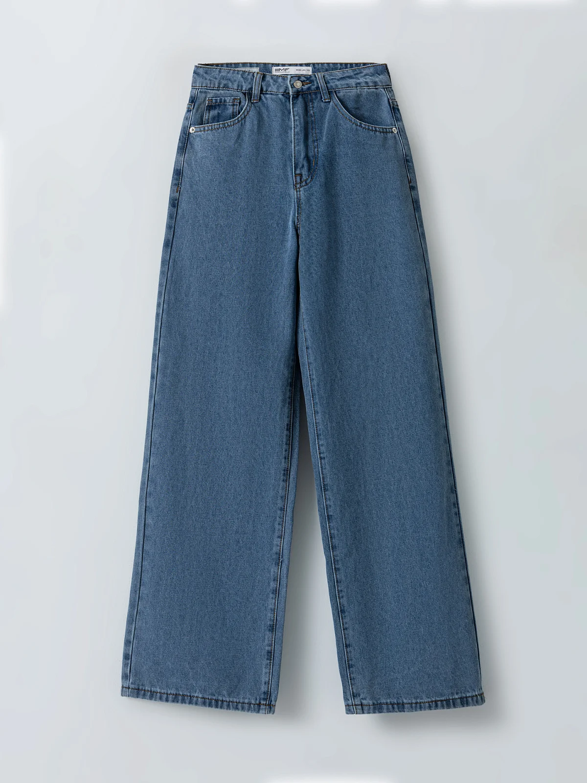 Джинсы Wide leg fit женские синие