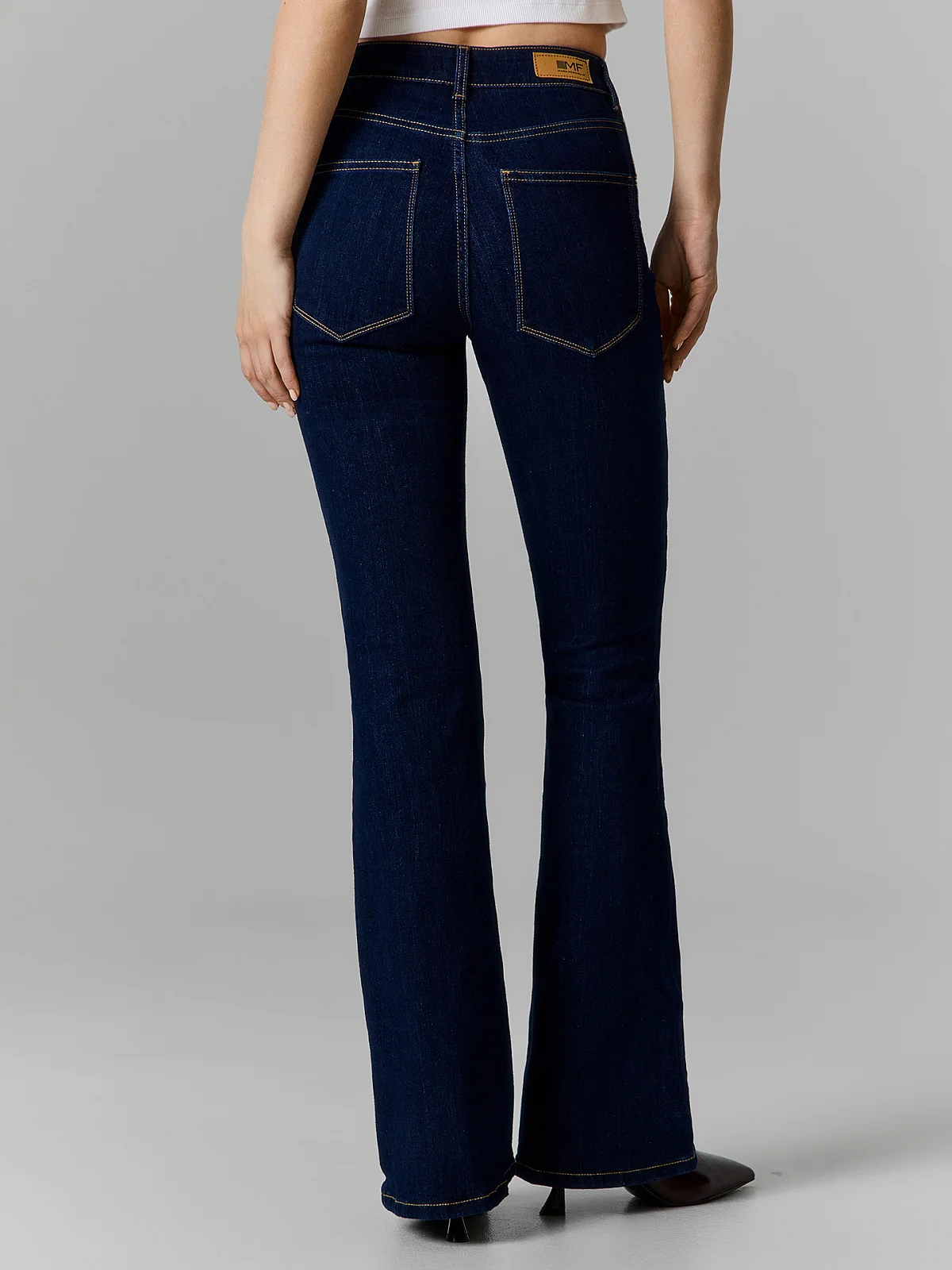 Джинсы Flare fit женские синие