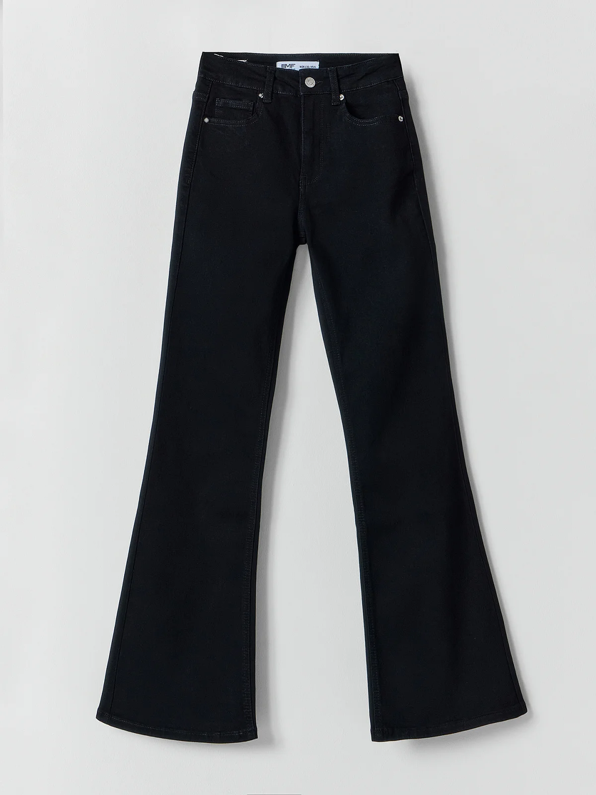 Джинсы Flare fit женские черные - 7