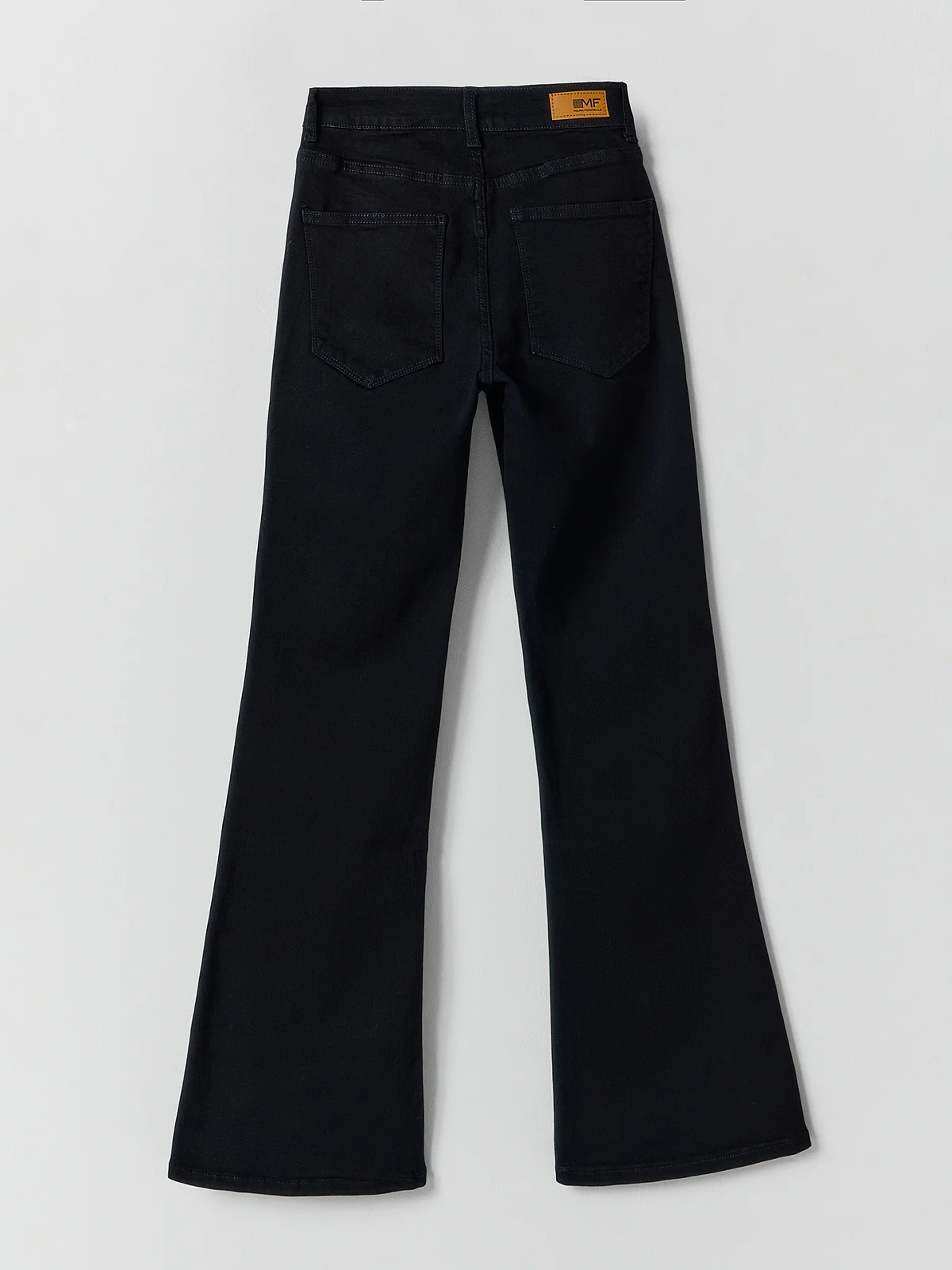 Джинсы Flare fit женские черные - 9